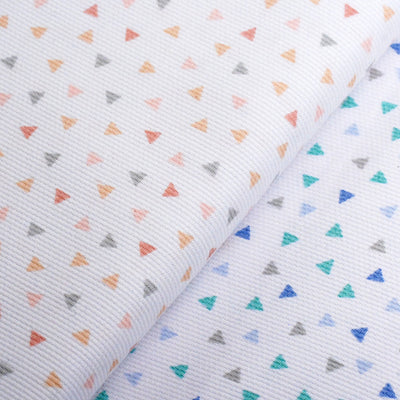 Tela piqué estampado geométrico OEKO-TEX (CM)