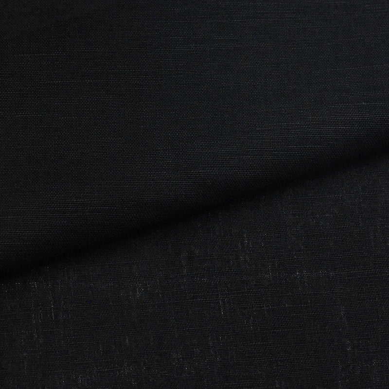 Tela lino / algodón negro (CM)