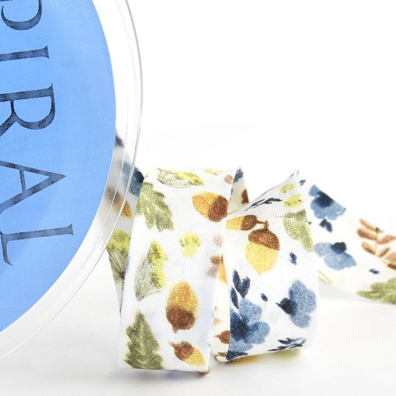 Cinta bies flores y hojas nature pieza 20 MTRS