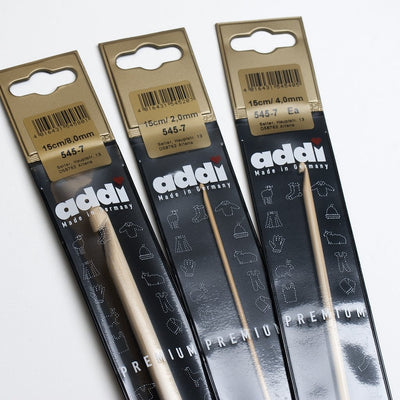 Agujas Addi para ganchillo de bambú 545-7