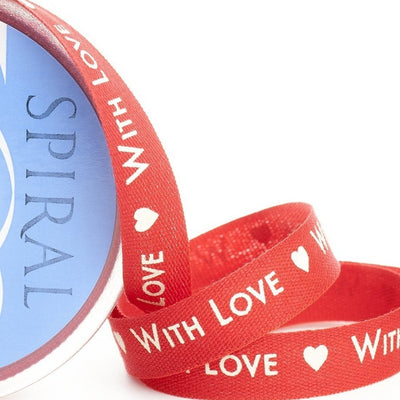 Cinta Fantasía Estampada "With love" 35125