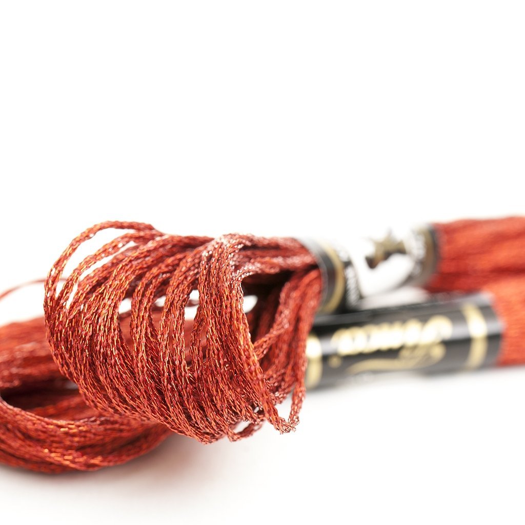 Mouliné Especial Finca 100% algodón colores metalizados 00014