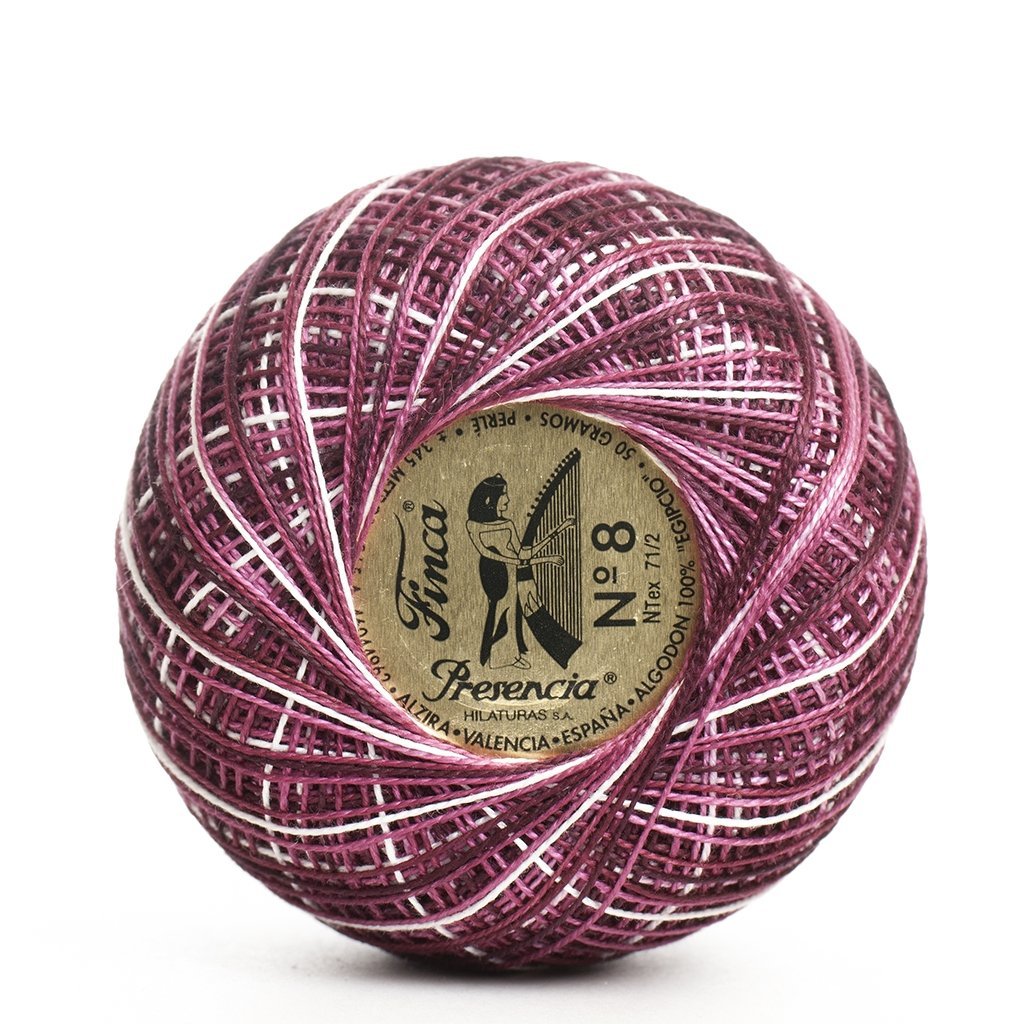 Perlé finca 100% algodón egipcio colores matizados 00825