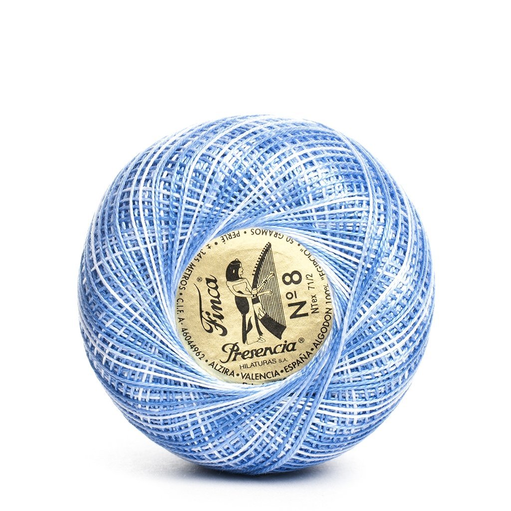 Perlé finca 100% algodón egipcio colores matizados 00825