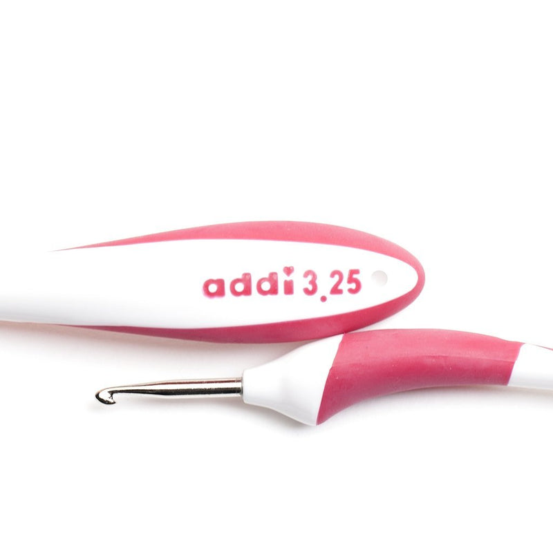 Agujas Addi de ganchillo con aluminio y mango ergonómico 140-7