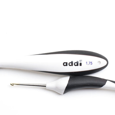Agujas Addi de ganchillo extra finas con aluminio y mango