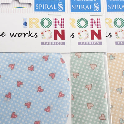 Termoadhesivo estampado corazones 06536CO