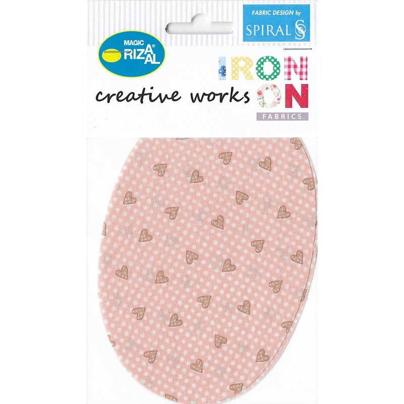 Termoadhesivo estampado corazones 06536CO