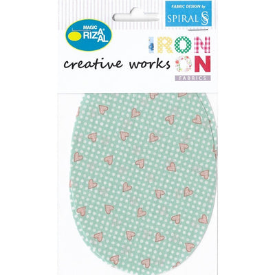 Termoadhesivo estampado corazones 06536CO