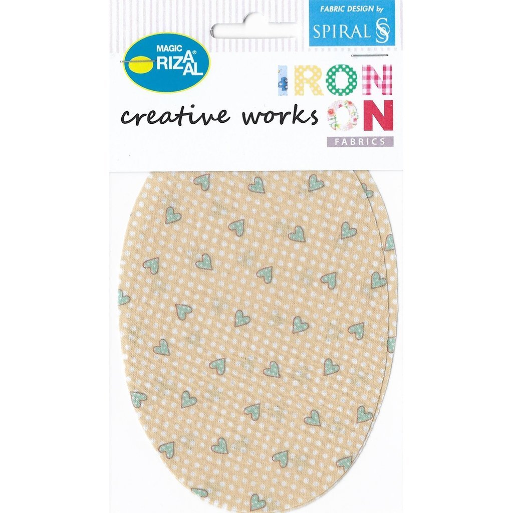 Termoadhesivo estampado corazones 06536CO