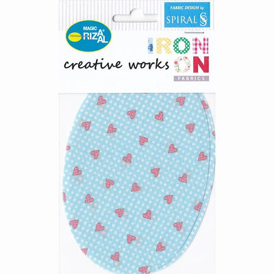 Termoadhesivo estampado corazones 06536CO