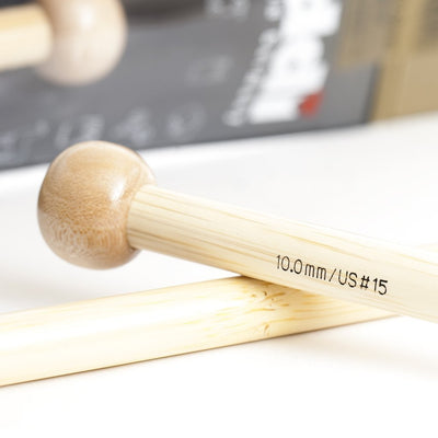 Agujas Addi de media (de una punta) de bambú 500-7