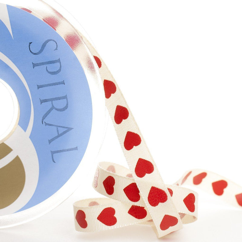 Cinta Fantasía Estampada Corazones 35126