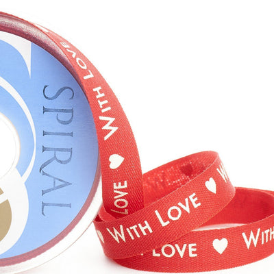 Cinta Fantasía Estampada "With love" 35125