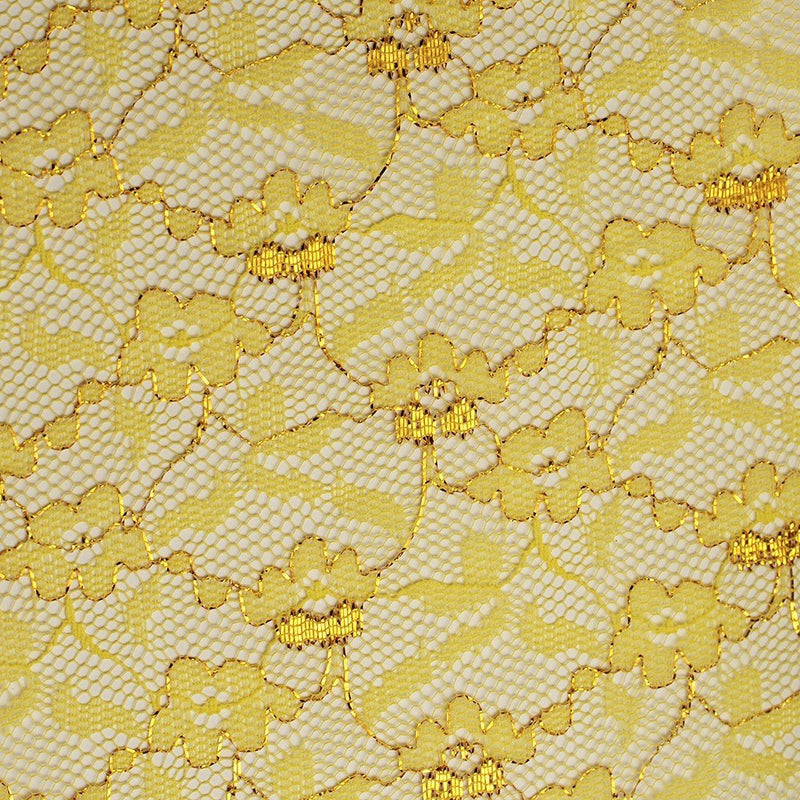 Blonda metalizada aprestada