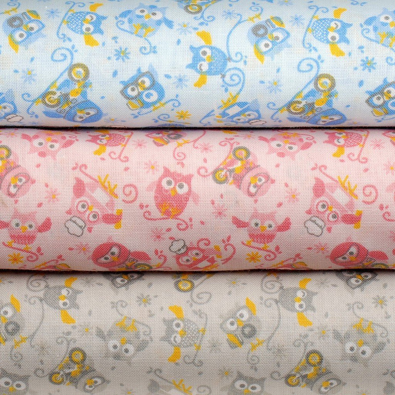 Tela Estampada Búhos 06528T