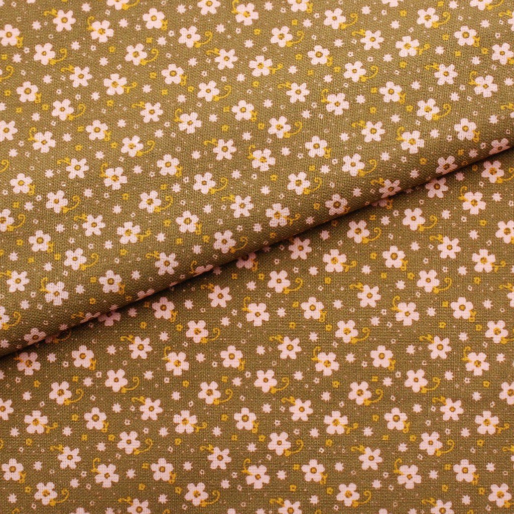 Tela estampada flores primavera