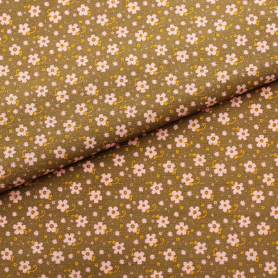 Tela estampada flores primavera