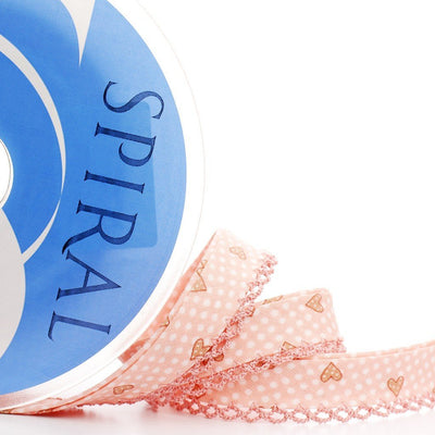 Biés puntilla corazones vintage