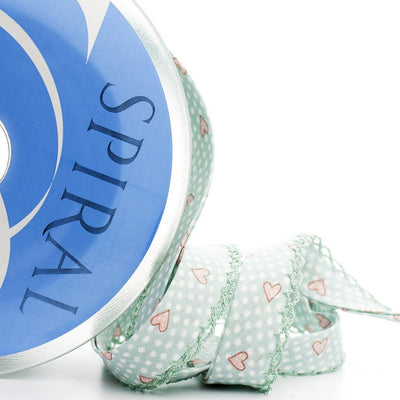 Biés puntilla corazones vintage