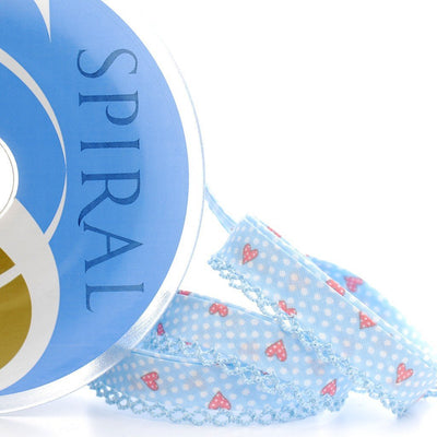 Biés puntilla corazones vintage