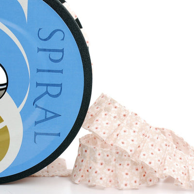 Cinta plisada mini flores