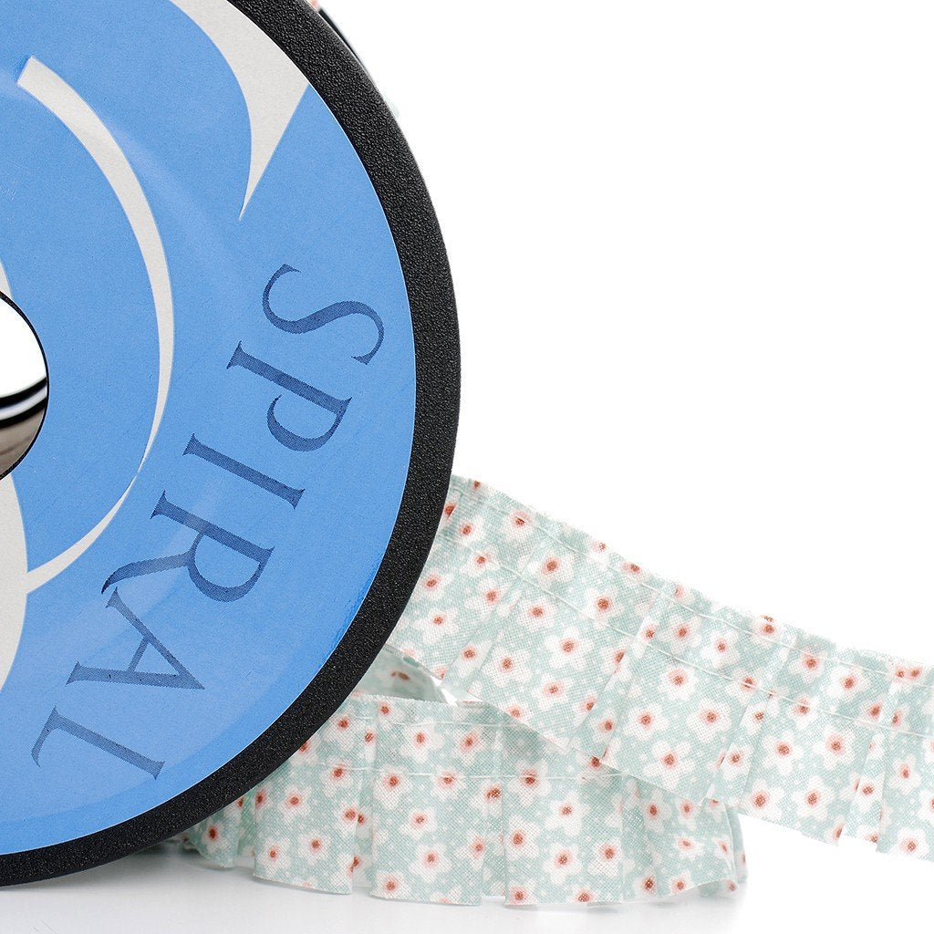 Cinta plisada mini flores