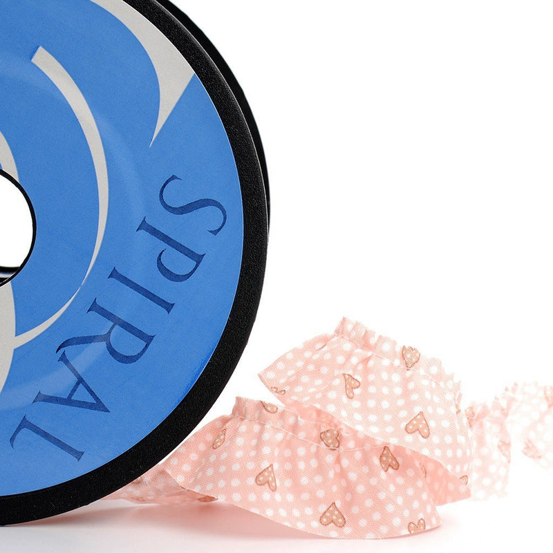 Cinta fruncida corazones vinatge