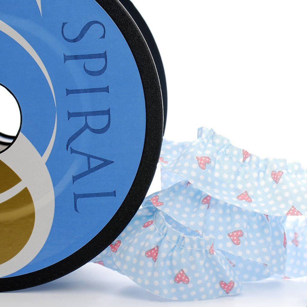 Cinta fruncida corazones vinatge