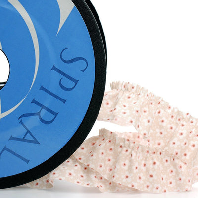 Cinta fruncida mini flores