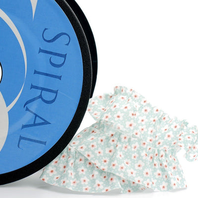 Cinta fruncida mini flores