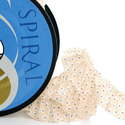 Cinta fruncida mini flores