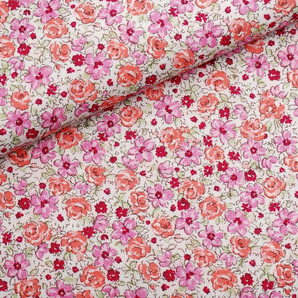 Tela estampada flores liberty