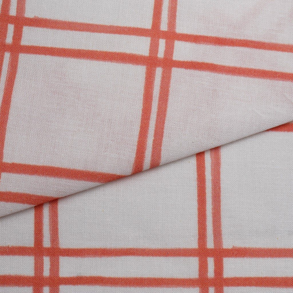 Tela estampada cuadros picnic