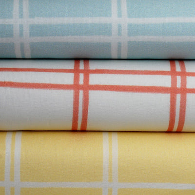 Tela estampada cuadros picnic