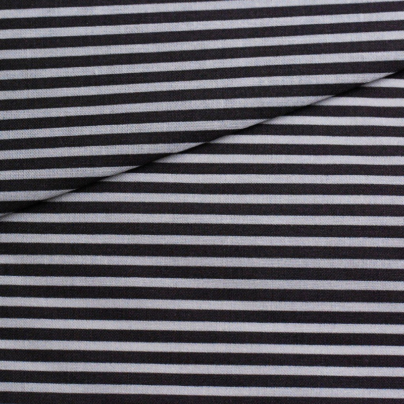 Tela estampada rayas básicas