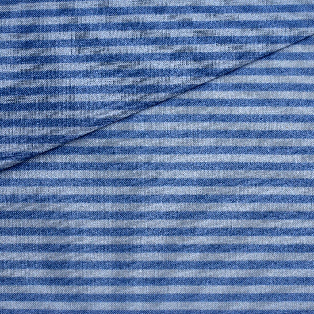 Tela estampada rayas básicas