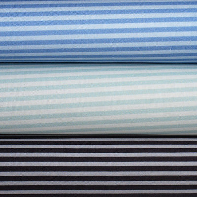 Tela estampada rayas básicas