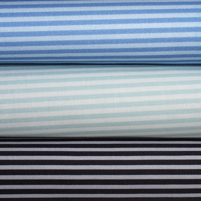 Tela estampada rayas básicas