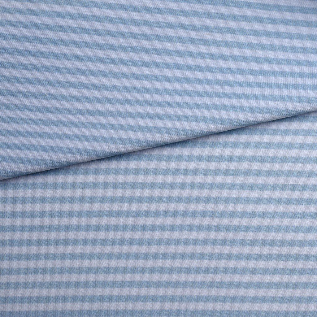 Tela punto estampado rayas básicas