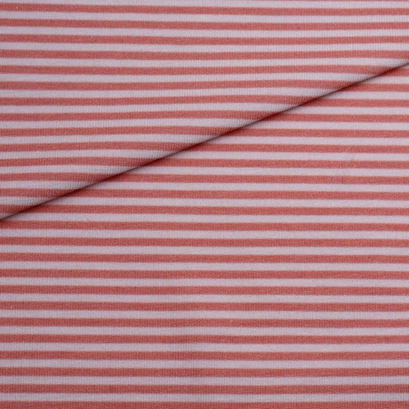 Tela punto estampado rayas básicas