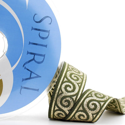 Cubrecosturas greca metalizada