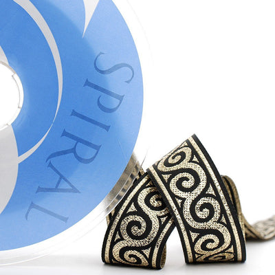 Cubrecosturas greca metalizada