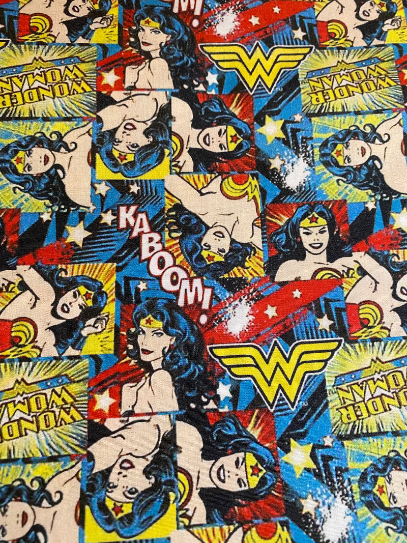 TELA Algodón Wonder Woman