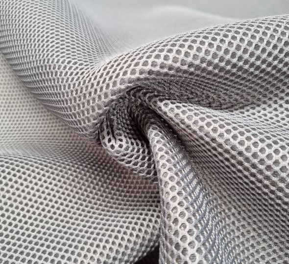 MESH 3D LAMINADO. COLOR GRIS PLATA. CERTIFICADO OEKO-TEX