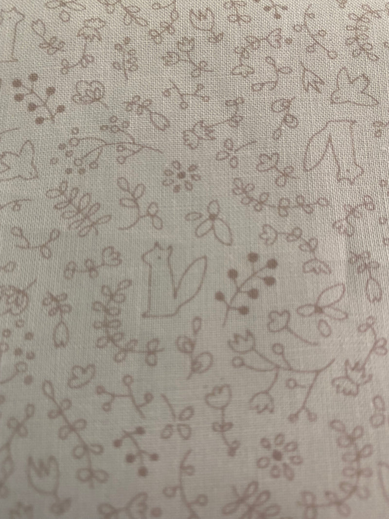 POPELIN ALGODON 100% ANIMALITOS VINTAGE GRIS