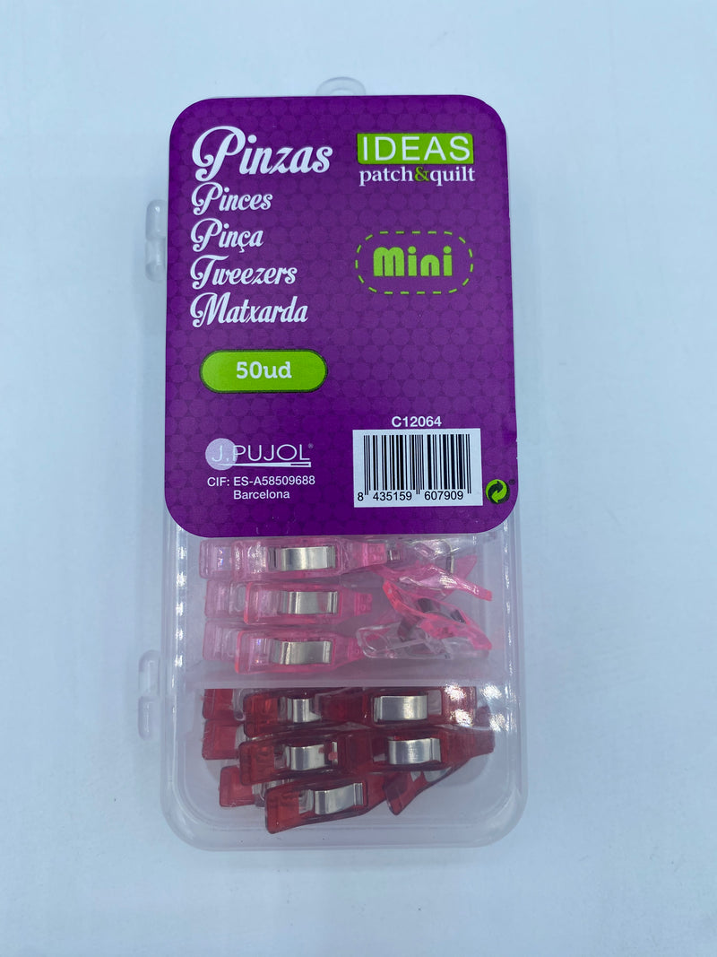 PINZAS MINI PATCHWORK 50U (IDEAS)