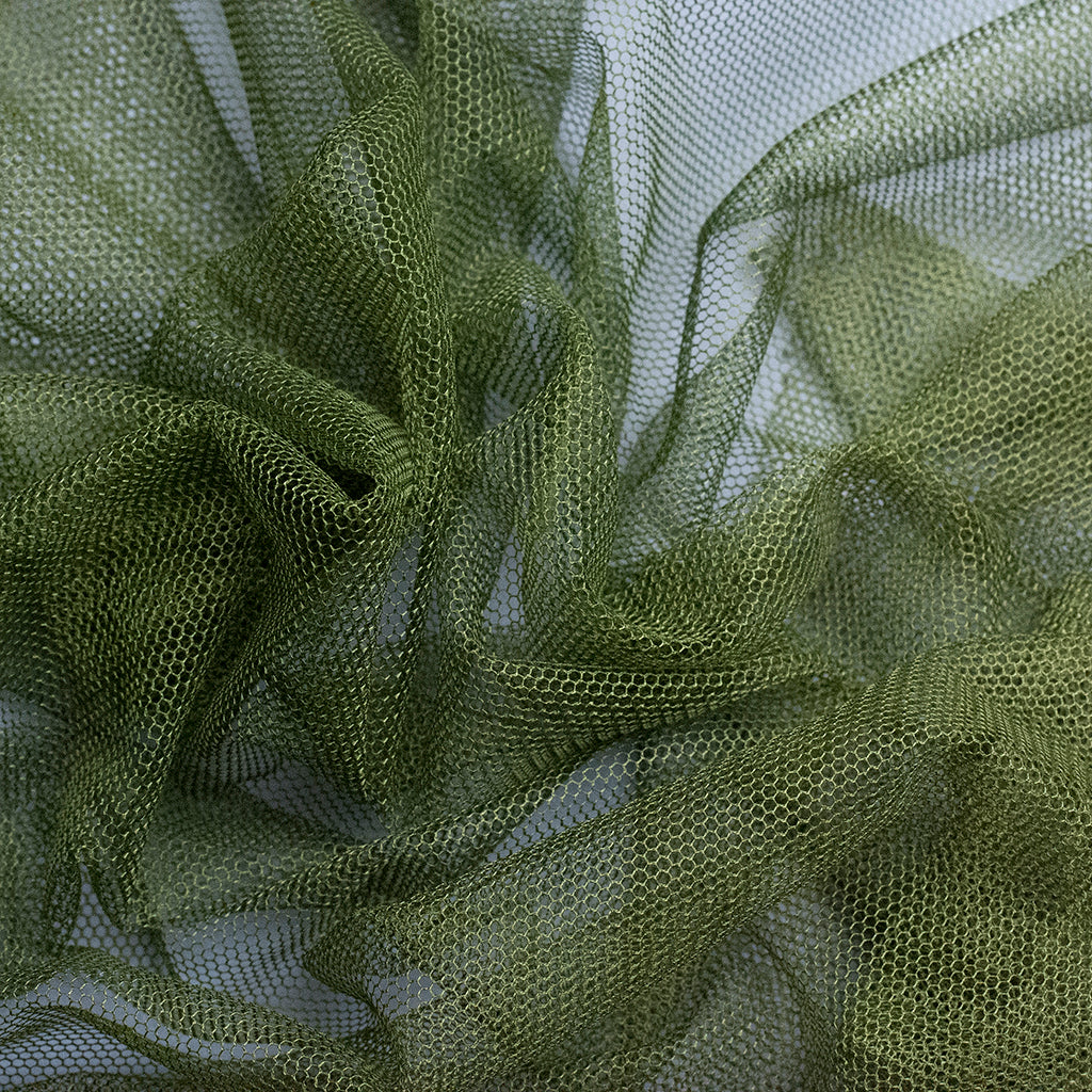 Tul liso MEDI verde caqui (CM)