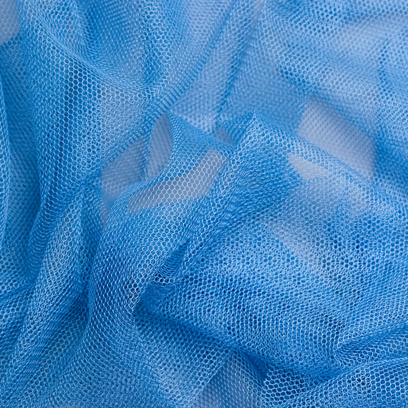 Tul liso MEDI azul acero claro (CM)