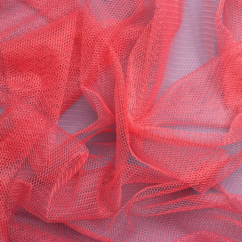Tul liso MEDI rosa coral (CM)